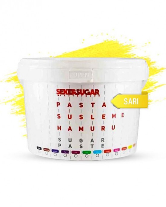 ŞEKER SUGAR HAMURU SARI 2,5 KG 