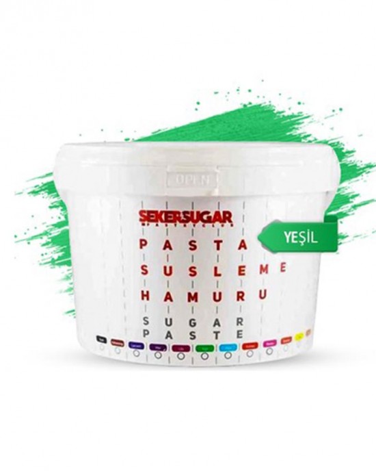 ŞEKER SUGAR HAMURU YEŞİL 2,5 KG 