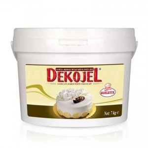 DEKOJEL VANİLYA AROMALI BEYAZ SOĞUK PASTA JELİ 7 KG 