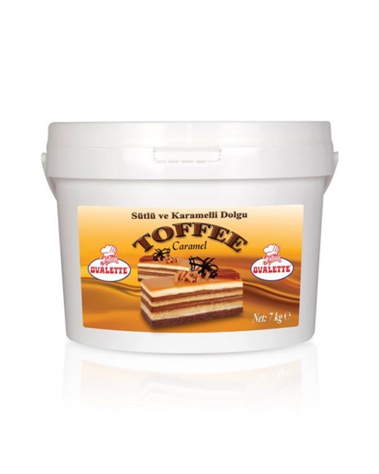 OVALETTE TOFFEE SÜTLÜ KARAMELLİ DOLGU 7 KG 