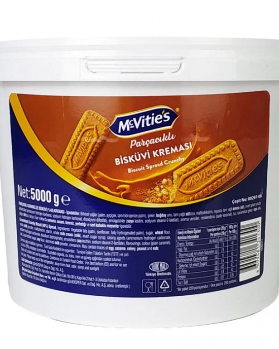 BİSKÜVİ KREMASI PARÇACIKLI (MC VİTİES) 5 KG