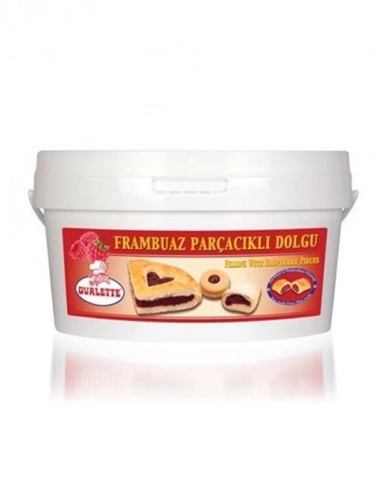 OVALETTE FRAMBUAZ PARÇACIKLI DOLGU 6 KG