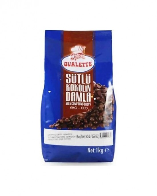 OVALETTE SÜTLÜ KOKOLİN DAMLA EKO 2 KG NO:2 (PAKET)